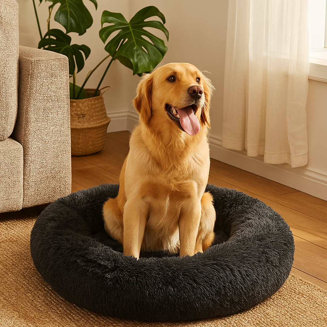 Plush Dog Bed – Soft Snuggle Cushion for Pets