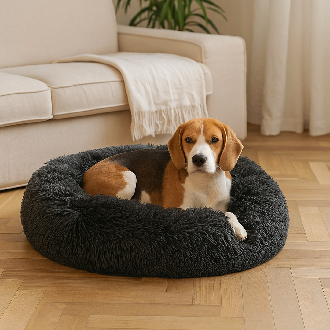 Plush Dog Bed – Soft Snuggle Cushion for Pets