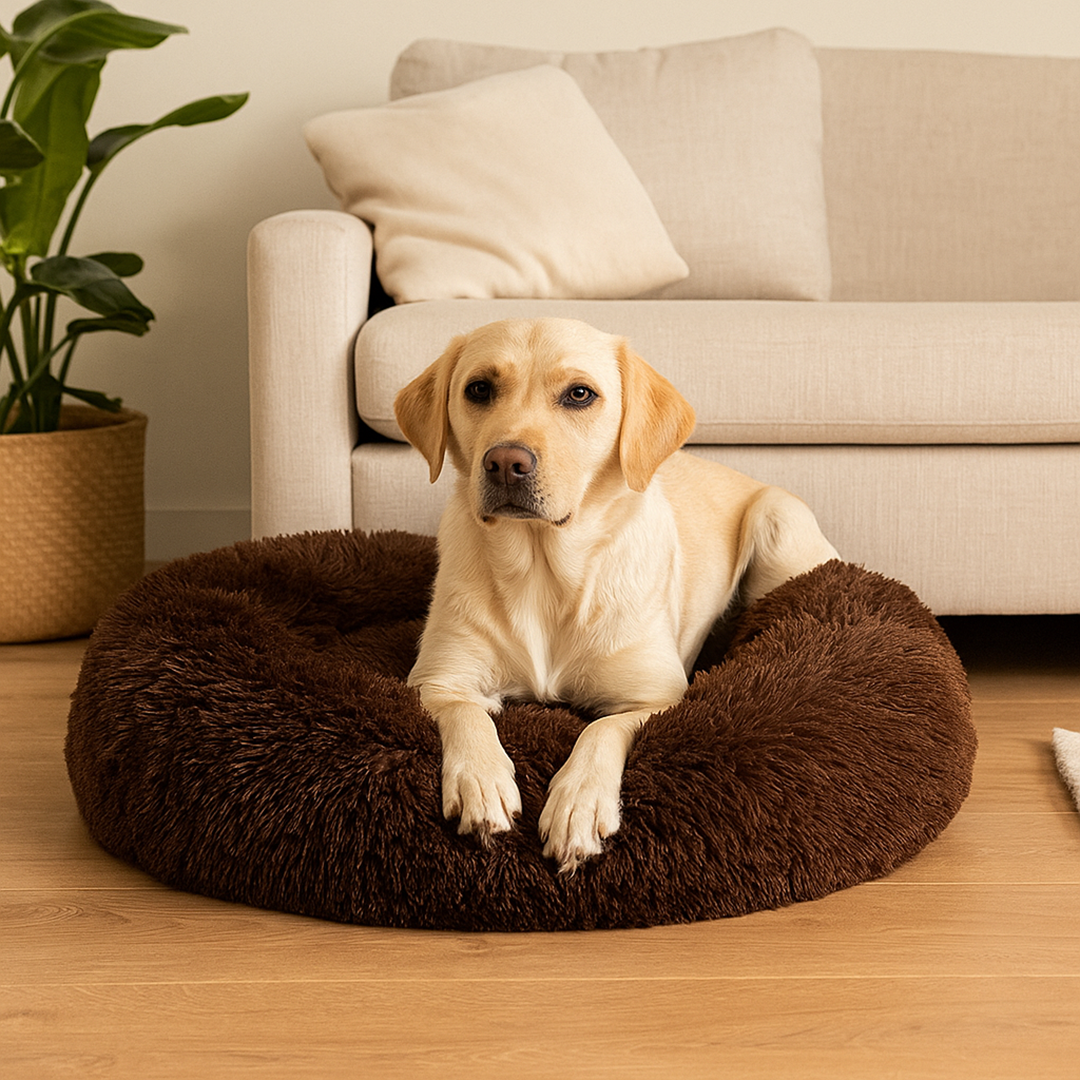 Plush Dog Bed – Soft Snuggle Cushion for Pets