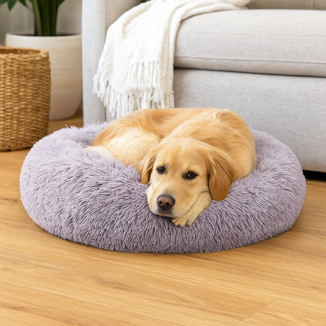 Plush Dog Bed – Soft Snuggle Cushion for Pets