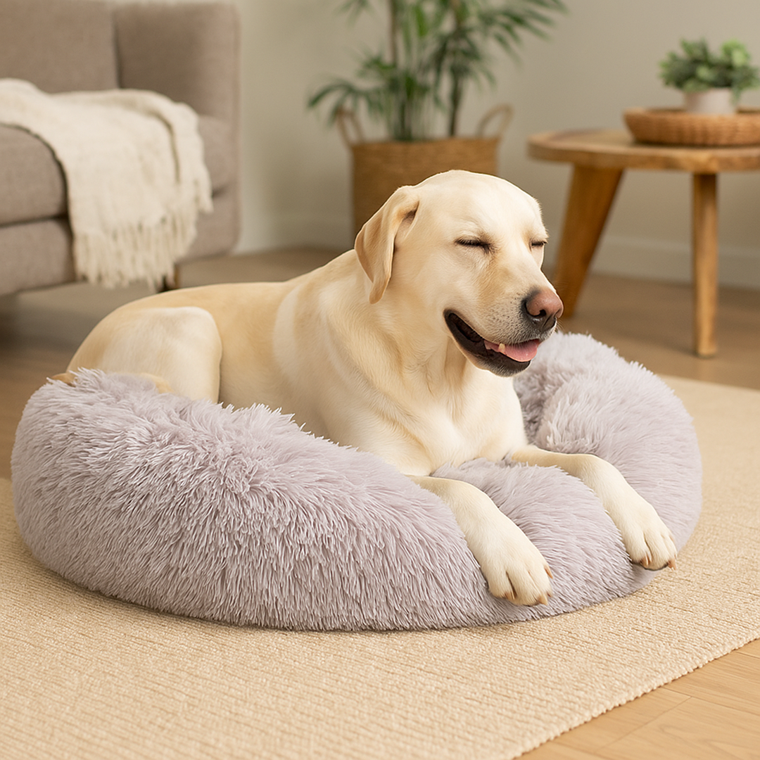Plush Dog Bed – Soft Snuggle Cushion for Pets