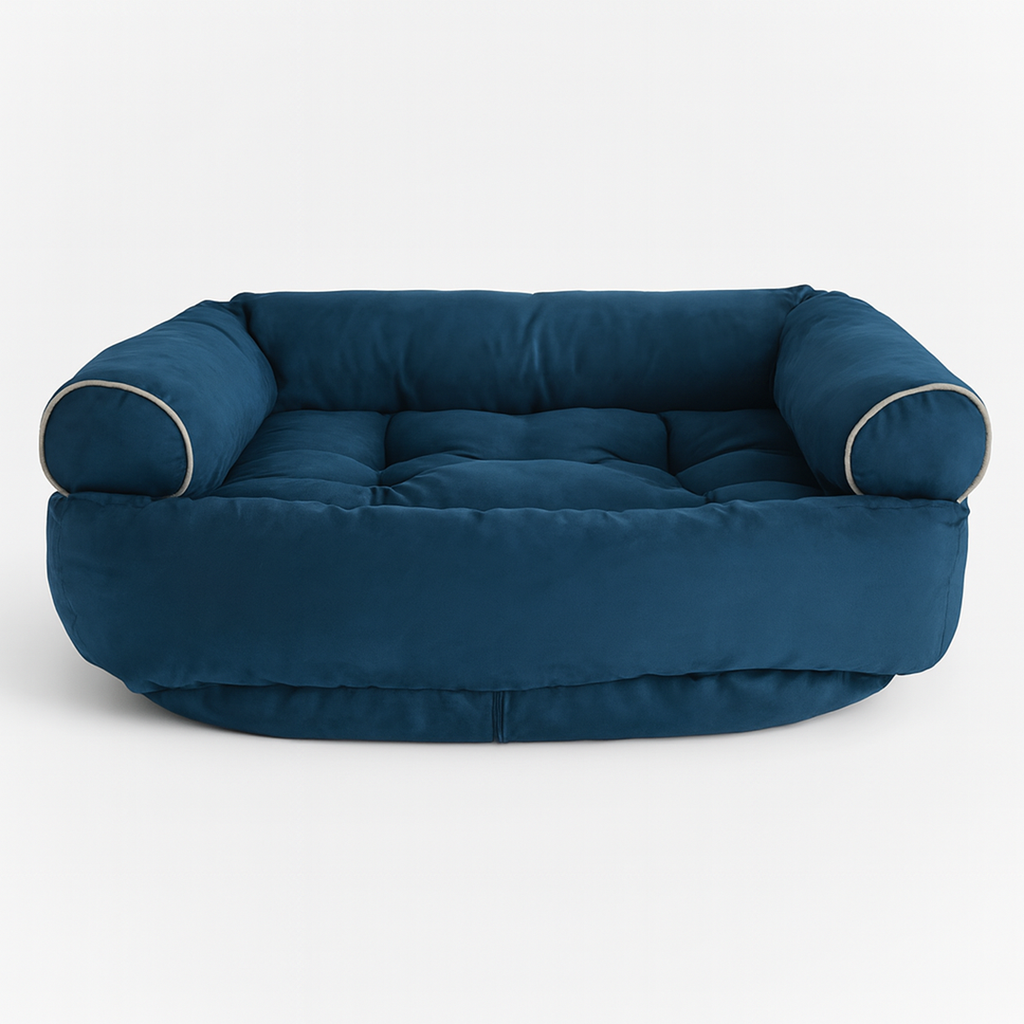 Supportive Dog Sofa – Soft Cushion Dog Bed with Supportive Filling