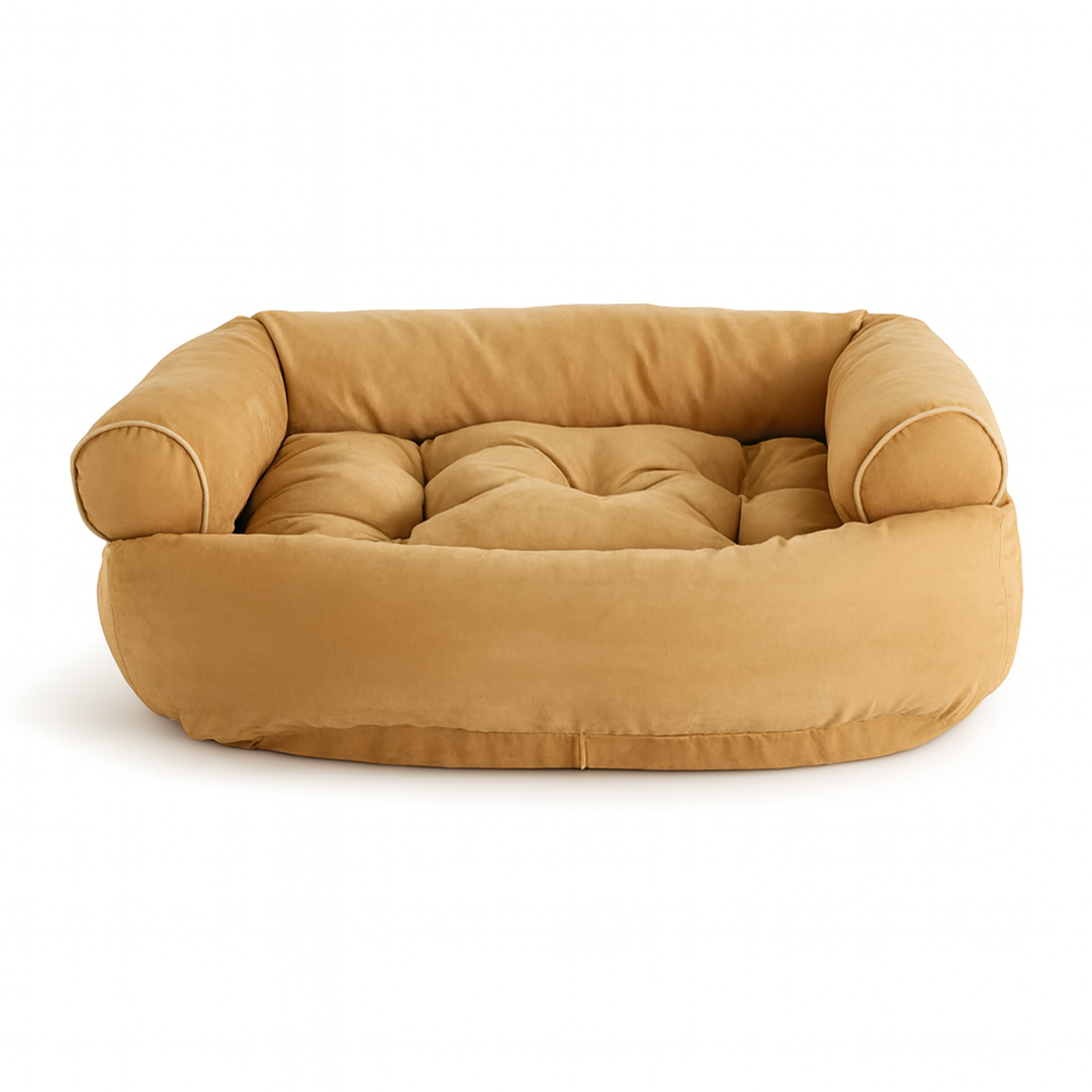 Supportive Dog Sofa – Soft Cushion Dog Bed with Supportive Filling