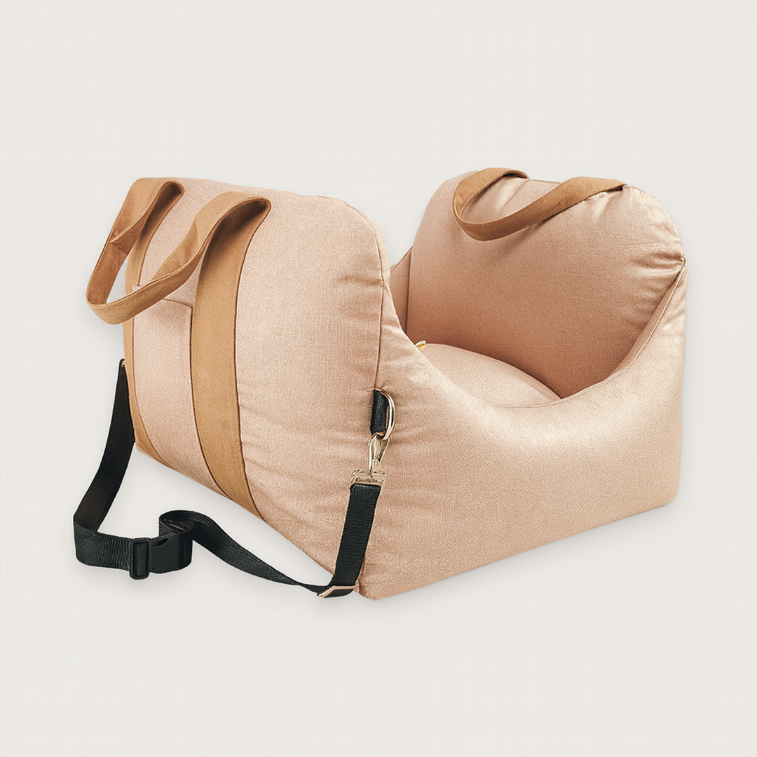 Soft Dog Car Bed – Secure Travel Seat for Pets