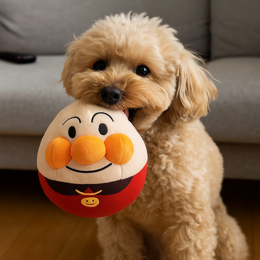 Interactive Moving Plush Dog Toy – Automatic Rolling Play Ball