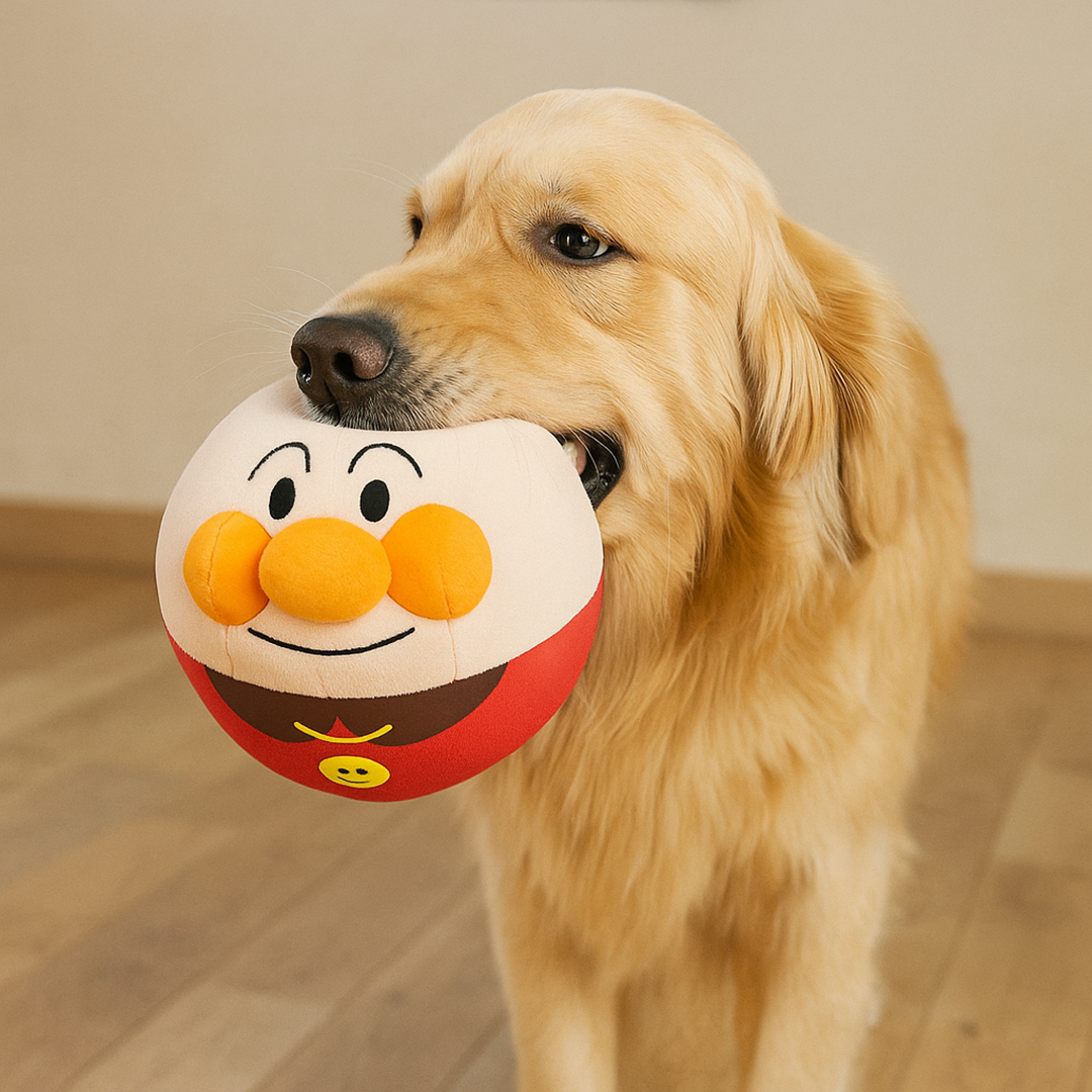 Interactive Moving Plush Dog Toy – Automatic Rolling Play Ball