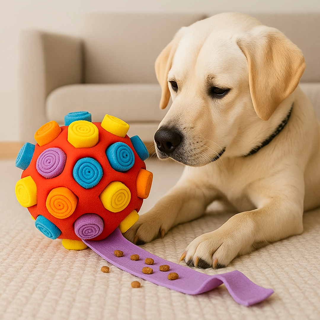 Interactive Dog Puzzle Toy – Treat Hiding Game for Pets