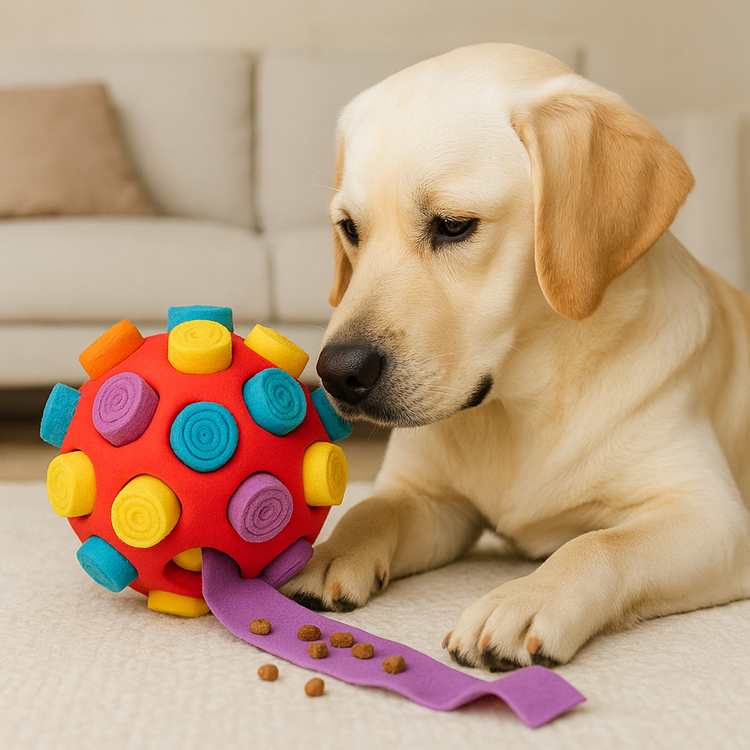Interactive Dog Puzzle Toy – Treat Hiding Game for Pets