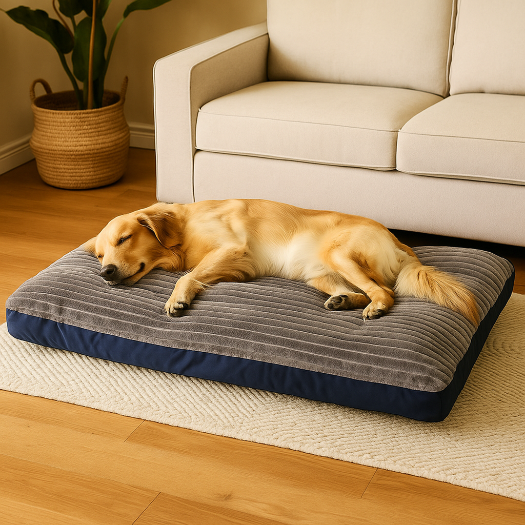 Supportive Dog Cushion – Removable Cover Pet Pillow
